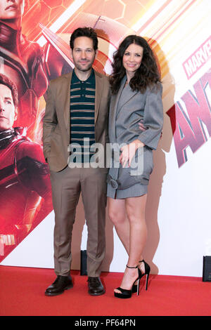 'Ant-Man und die Wespen' Rom Fotoshooting im Hotel de Russie verfügt über: Paul Rudd, Evangeline Lilly Wo: Rom, Italien Wann: 19 Aug 2018 Quelle: IPA/WENN.com ** Nur für die Veröffentlichung in Großbritannien, den USA, Deutschland, Österreich, Schweiz ** verfügbar Stockfoto