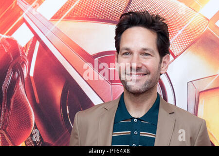 'Ant-Man und die Wespen' Rom Fotoshooting im Hotel de Russie verfügt über: Paul Rudd Wo: Rom, Italien Wann: 19 Aug 2018 Quelle: IPA/WENN.com ** Nur für die Veröffentlichung in Großbritannien, den USA, Deutschland, Österreich, Schweiz ** verfügbar Stockfoto