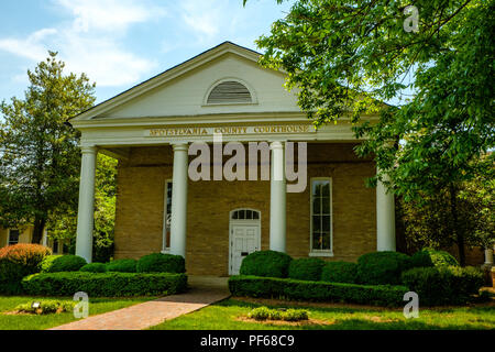 Spotsylvania County Courthouse, 9111 Courthouse Road, Spotsylvania Courthouse, Virginia Stockfoto