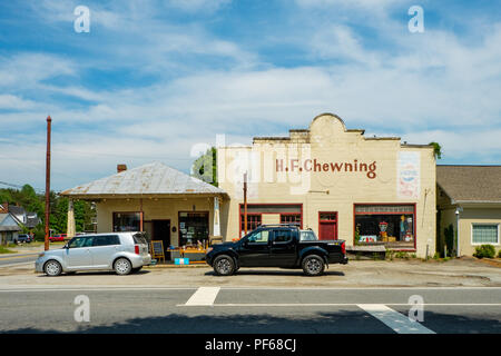 H F Chewning Markt und Deli, 9100 Courthouse Road, Spotsylvania County, Virginia Stockfoto