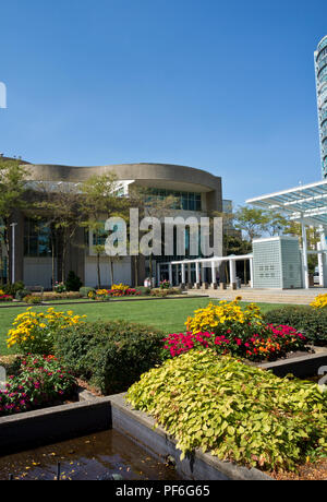 Burnaby Öffentliche Bibliothek von Metrotown. Bob Prittie Metrotown Bibliothek. Stockfoto