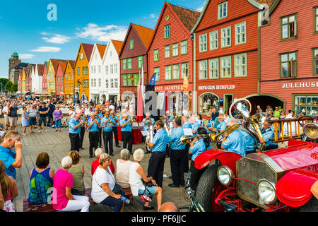 Das Segelschiff Contest, Tall Ships Races, in Bergen, Norwegen Stockfoto