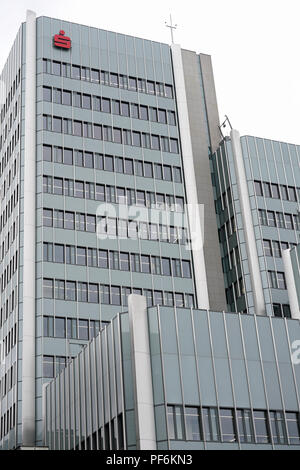 Gebäude der Sparkasse in der Innenstadt von Hannover Stockfoto