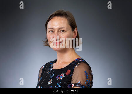 Edinburgh, Großbritannien. 20. August 2018. Alison Moore, der englische Schriftsteller, dargestellt an der Edinburgh International Book Festival. Edinburgh, Schottland. Bild von Gary Doak/Alamy leben Nachrichten Stockfoto