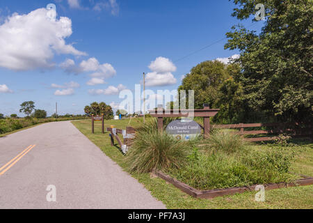 McDonald Canal Boot Rampe Stockfoto