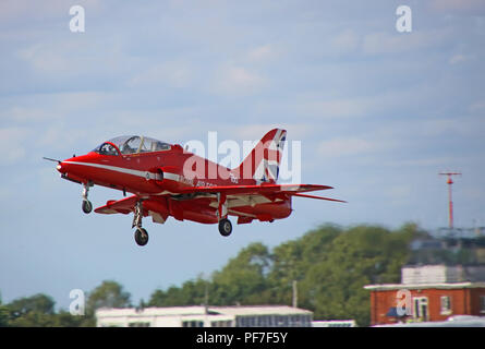 RAF Red Arrows Display Team. Biggin Hill 2018 Stockfoto