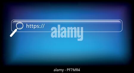 Https-Design Website blue background Vektor EPS Abbildung 10 Stock Vektor