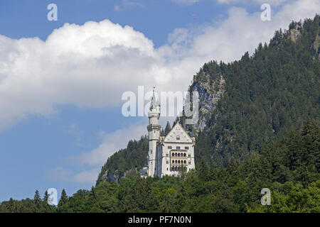 Schloss Neuschwanstein, Hohenschwangau, Allgäu, Bayern, Deutschland Stockfoto