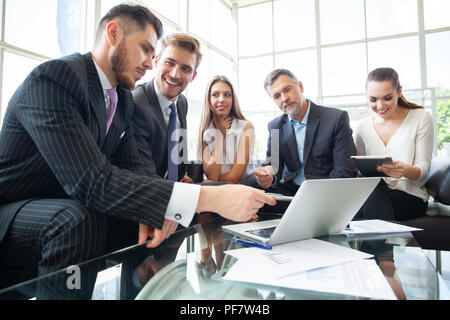 Geschäft Leute treffen Konferenz Diskussion Unternehmenskonzept. Stockfoto