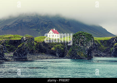 Lonely Island House Stockfoto