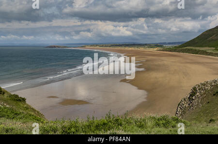 Schlammpools am Snettisham Beach Norfolk Stockfoto