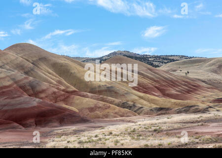 Schöne Painted Hills in Oregon Stockfoto
