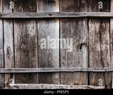 Altes verwittertes Holz Wand Textur Stockfoto