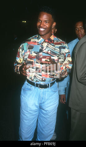 HOLLYWOOD, CA - 28. Juni: Schauspieler Jamie Foxx nimmt an Paramount Pictures Premiere von 'Boomerang' am 28. Juni 1992 im Mann's Chinese Theatre in Hollywood, Kalifornien. Foto von Barry King/Alamy Stock Foto Stockfoto