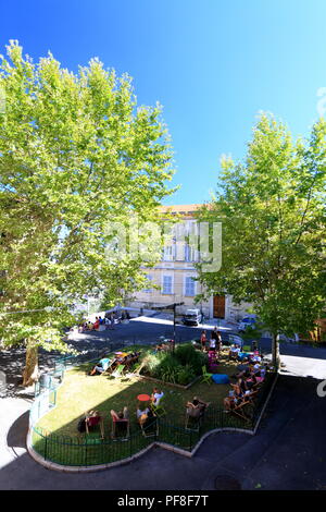 Parfümierte nap in der Altstadt von Grasse, Alpes-Maritimes, 06, Côte d'Azur Provence-Alpes-Côte d'Azur Stockfoto