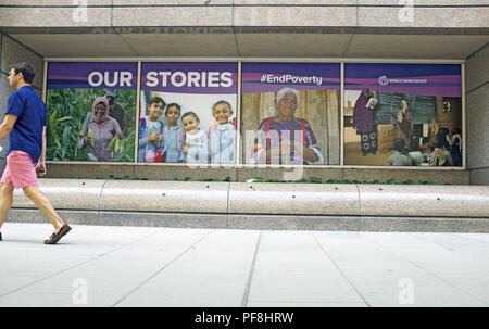 Ein Mann von der Weltbank Gruppe in Washington, D.C. Stockfoto