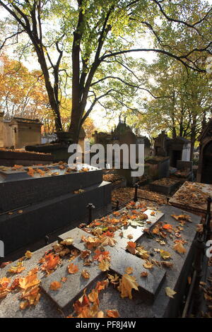 Cimetery Pere Lachaise, Paris, Ile de France, 75, Frankreich Stockfoto