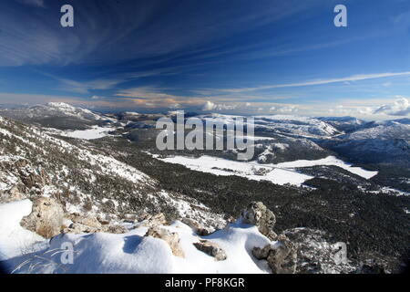 Col de Bleine, Prealpes d'Azur, Alpes Maritimes, 06, PACA, Frankreich Stockfoto