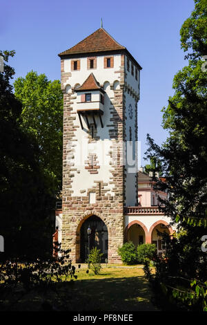 Die St. Alban-Tor (St. Alban Tor), zurückgehend bis Ca. 1400, Basel, Schweiz. Stockfoto