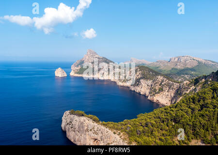 Mirador Es Colomer in Cap de Formentor - Mallorca, Spanien Stockfoto