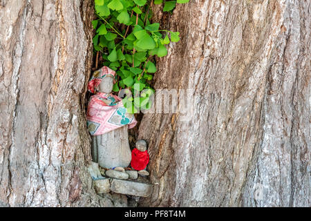 Abbildung des Buddha im Baum Stockfoto