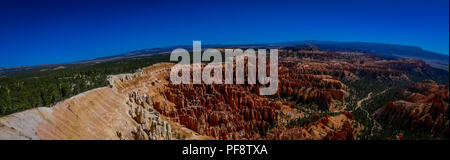 Panoramablick auf die wunderschöne Bryce Canyon National Park, Utah, Stockfoto