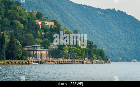 Torno, bunten und malerischen Dorf am Comer See. Lombardei, Italien. Stockfoto