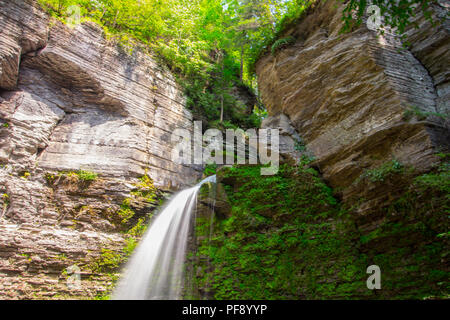 Eagle Cliff fällt, Havanna Glen, New York Stockfoto