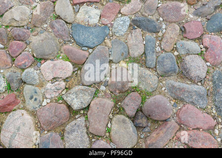 Die Steine sind in einem chaotischen Reihenfolge angeordnet sind und eine Textur Stockfoto