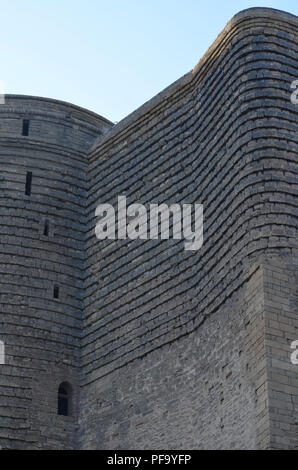 Der Jungfrauenturm (Qiz Qalasi), eine rätselhafte alte Monument, das sich in der Altstadt von Baku Stadt Stockfoto