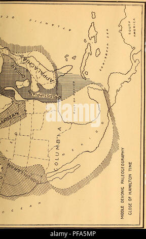 . Devon Fische von Iowa. Fische, Fossil, Paläontologie, Paläontologie. . Bitte beachten Sie, dass diese Bilder sind von der gescannten Seite Bilder, die digital für die Lesbarkeit verbessert haben mögen - Färbung und Aussehen dieser Abbildungen können nicht perfekt dem Original ähneln. extrahiert. Eastman, Charles Rochester, 1868-1918; Iowa Geological Survey. Des Moines: Iowa Geologische Übersicht Stockfoto