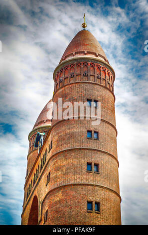 Außerhalb der Evangelisch-Lutherischen Kirche in Ulm, Deutschland Stockfoto