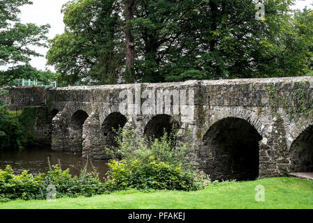 Deerpark Brücke in Antrim Schlossgärten Stockfoto