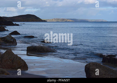 Pentewan Sands, Pentewan, Cornwall, 050218 Stockfoto