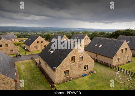 Gewitter über longridge im Ribble Valley, Lancashire, UK. Stockfoto