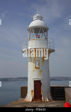 Leuchtturm in Brixham Devon Stockfoto