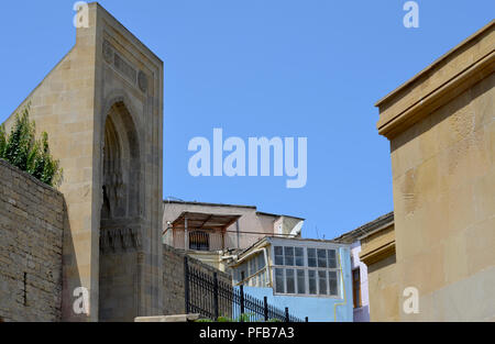 Moschee in der Altstadt von Baku, Aserbaidschan Stockfoto