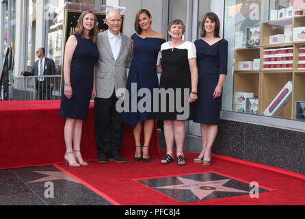 Hollywood, Kalifornien, USA. 20 Aug, 2018. 20. August 2018 - Hollywood, Kalifornien - Susannah Kay Garner Carpenter, William John Garner, Jennifer Garner, Patricia Ann Garner, und Melissa Garner Wylie. Jennifer Garner geehrt mit Stern auf dem Hollywood Walk of Fame. Photo Credit: Faye Sadou/AdMedia Credit: Faye Sadou/AdMedia/ZUMA Draht/Alamy leben Nachrichten Stockfoto