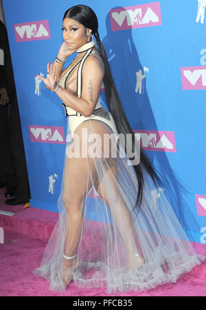 New York, NY, USA. 20 Aug, 2018. Nicki Minaj besucht die 2018 MTV Video Music Awards in der Radio City Music Hall am 20. August 2018 in New York City. Quelle: John Palmer/Medien Punch/Alamy leben Nachrichten Stockfoto