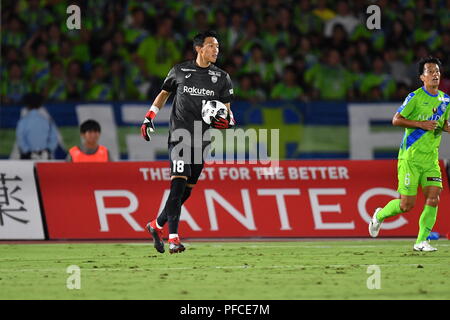 Kanagawa, Japan. 19 Aug, 2018. Kim Seung-Gyu (vissel) Fußball: 2018 J1 Liga Match zwischen Shonan Bellmare 0-2 Vissel Kobe an Shonan BMW Stadion Hiratsuka in Kanagawa, Japan. Quelle: LBA/Alamy leben Nachrichten Stockfoto