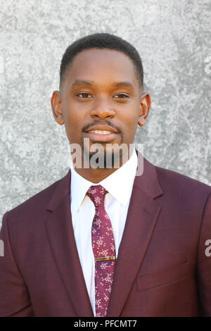 London, Großbritannien. 21 August, 2018. Aml Ameen, yardie-UK Premiere, BFI Southbank, London, UK, 21. August 2018, Foto von Richard Goldschmidt/Alamy leben Nachrichten Stockfoto