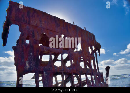 Peter Iredale Schiffswrack am Ft Stevens State Park in Oregon Stockfoto