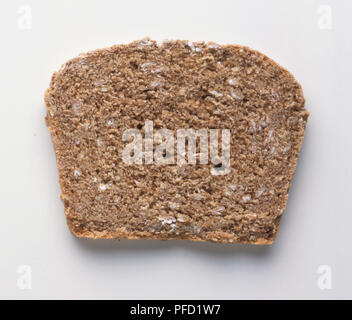 Scheibe Roggenbrot. Stockfoto