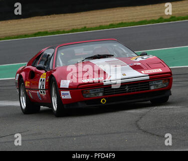 Myles Poulton, Ferrari 328 GTS, Ferrari Formel Classic, Festival Italia, Brands Hatch, Seeburg, Kent, England, Sonntag 19 August, 2018, 2018, August Stockfoto