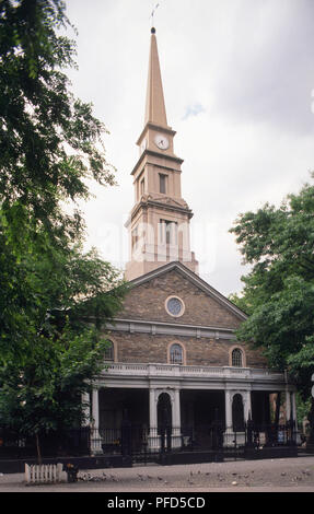 USA, New York City, Manhattan, East Village, St Marks Kirche in der Bowery Stockfoto
