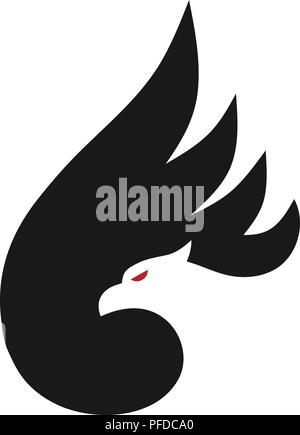 Luxus Phoenix logo Konzept, beste Vogel Phönix Logo Design, Phoenix Vektor logo Stock Vektor