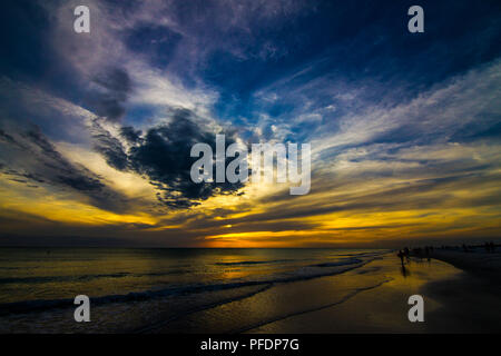 Ana Maria Island Sonnenuntergang Stockfoto