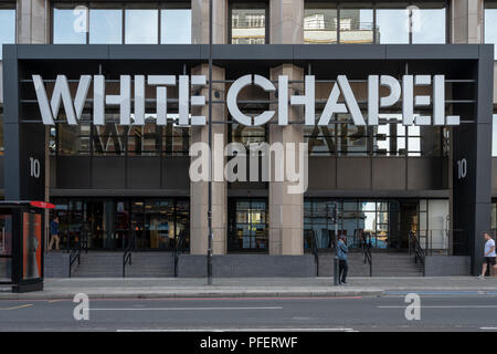 Weiße Kapelle Gebäude, früher der Aldgate Union und HQ der Bank RBS, bei 10 Whitechapel High Street, London - renoviert und 2017 lassen Stockfoto