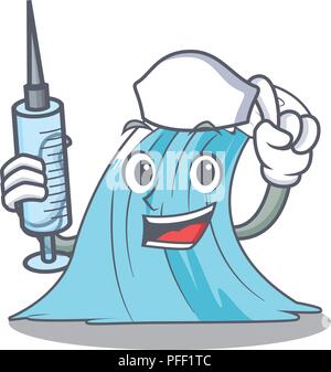 Krankenschwester Wellen des Wassers grafischer Zeichen Stock Vektor