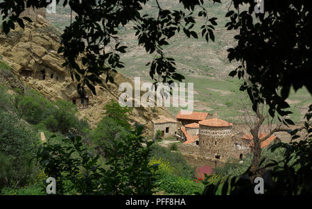 Die David Gareja Kloster compex; Sagarejo Gemeinde, Region Kachetien, Georgien; Stockfoto